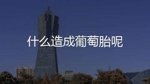 什么造成葡萄胎呢