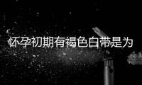 怀孕初期有褐色白带是为什么