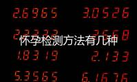 怀孕检测方法有几种