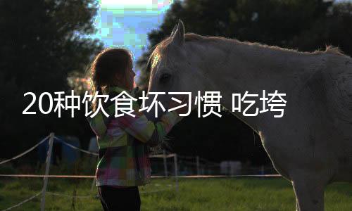 20种饮食坏习惯 吃垮身体!